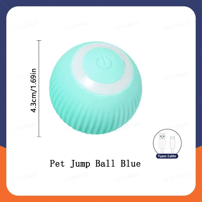 Smart Cat Toys Automatic Rolling Cat Ball Electric Ball Cat Interactive Toy for Cats Training Self-Moving Kitten Toy Accessories