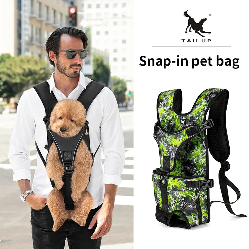 High Quality Dog Carrier Backpack Adjustable Pet Carriers Front Facing Motorcycle Pet Backpack Puppy Travel Bag Cycling Pet Bag